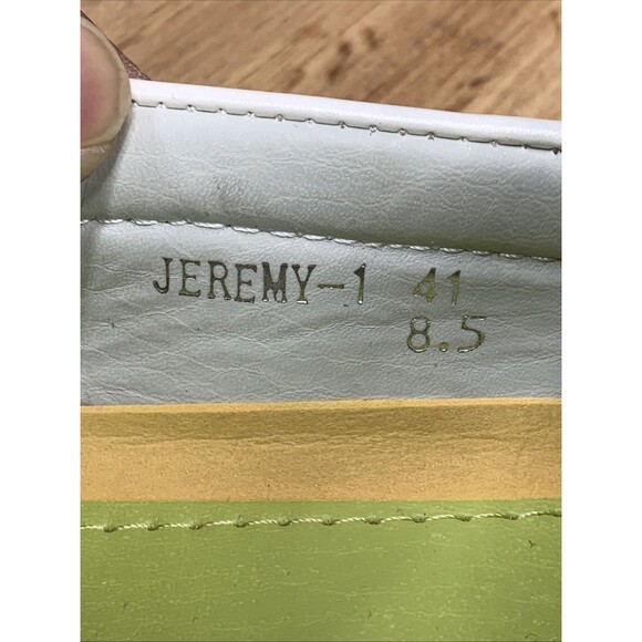 Franco Vanucci Mens Jeremy Loafers Slip On Shoes Faux Leather White Size 8.5 - Picture 9 of 16